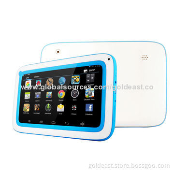7" Tablet PCs/MIDs in Boxchip A23, Capacitive Touch Screen, 800x480P, Google's Android 4.2 Kids' OS